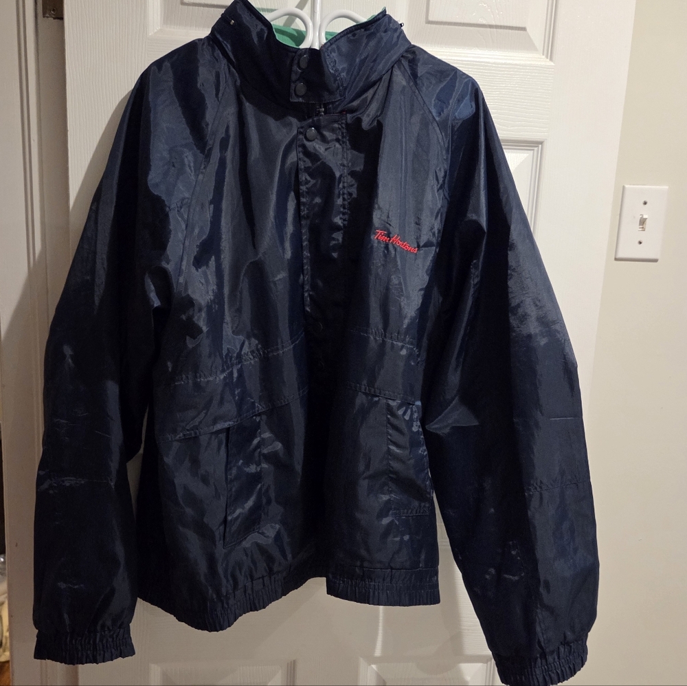 Vintage Tim Hortons Windbreaker Avon Sports